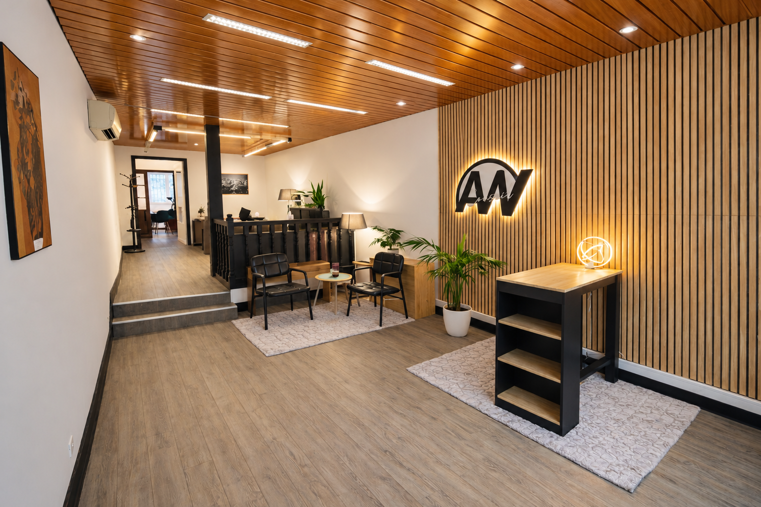 L’intérieur du cabinet AW Conseil au 51 rue de Metz à Auch